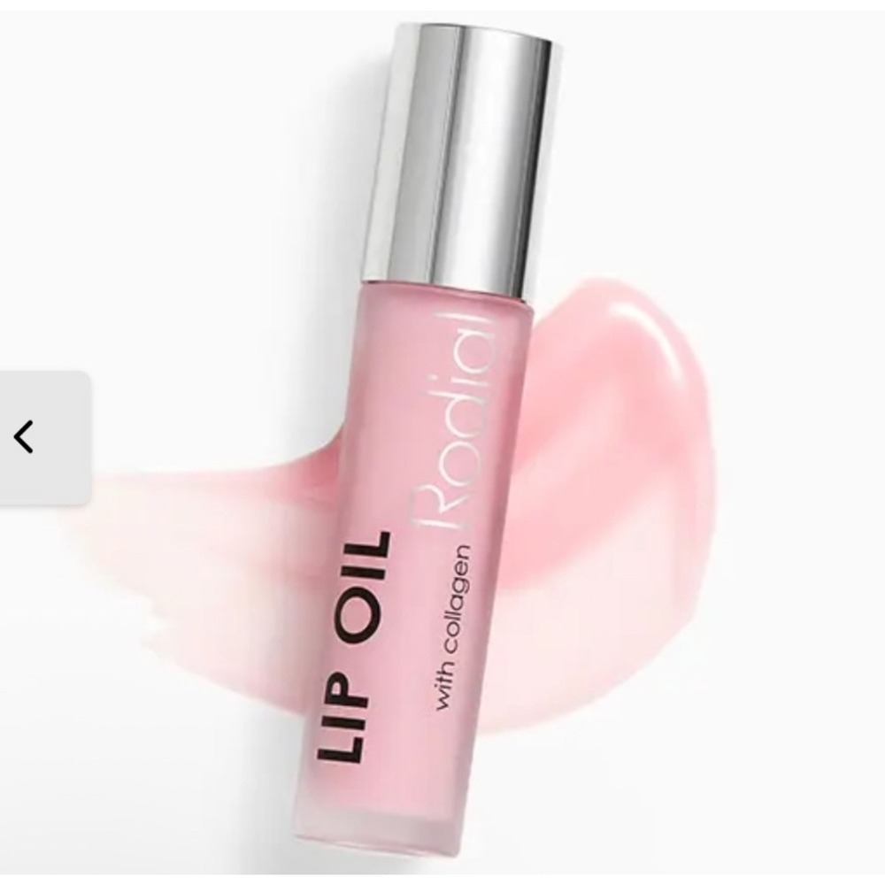 Rodial Lip Oil With Collagen Hydrating Plumping Natural Oils Soft Pink Shade NIB